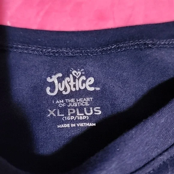 JUSTICE WINTER VIBES LONG SLEEVES TSHIRT (- NEW -) XL PLUS. - Picture 4 of 7